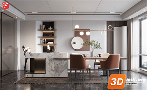 Dining Table Set Skp Files